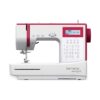 Bernette Sew & Go 8 computerized sewing machine with LCD display, Bernette Sew & Go 8 sewing machine with 197 stitch patterns, Compact Bernette Sew & Go 8 with alphabet and buttonhole options, Bernette Sew & Go 8 sewing machine with memory function and speed control, Bernette Sew & Go 8 for creative sewing with decorative stitches