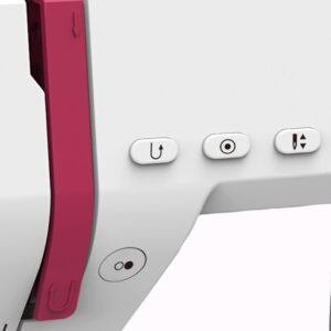 Bernette Sew & Go 8 computerized sewing machine with LCD display, Bernette Sew & Go 8 sewing machine with 197 stitch patterns, Compact Bernette Sew & Go 8 with alphabet and buttonhole options, Bernette Sew & Go 8 sewing machine with memory function and speed control, Bernette Sew & Go 8 for creative sewing with decorative stitches