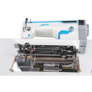 - Jack F6 lockstitch machine with automatic lubrication system