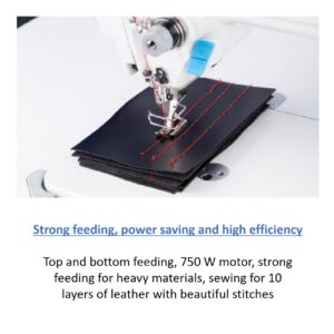 Sewing-multiple-layers-of-leather-with-Jack-H2-CZ12-walking-foot