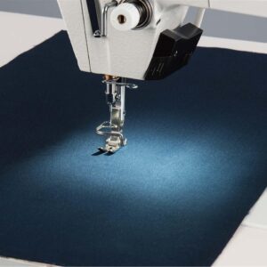 - Juki Jin L1 lockstitch machine with LED light