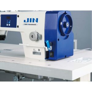 - Juki Jin L1 lockstitch machine with USB charging port
