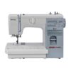 Usha Janome Stitch Magic sewing machine front view, Compact Usha Janome Stitch Magic with free arm, Usha Janome Stitch Magic stitch pattern selector, Automatic zig-zag sewing machine Usha Janome Stitch Magic