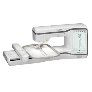 Brother BP3700 embroidery machine side view