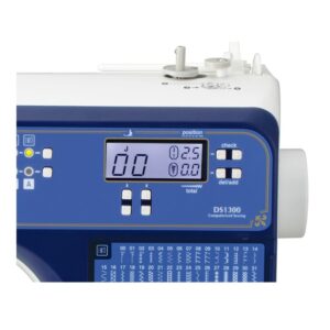 Brother DS1300 LCD display control panel close up