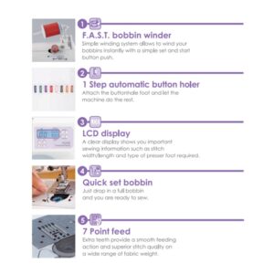 Brother FS101 one step buttonhole function