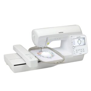 Brother NV880E embroidery machine side view