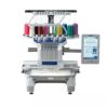 Brother PR1055X embroidery machine with 10.1-inch LCD touchscreen