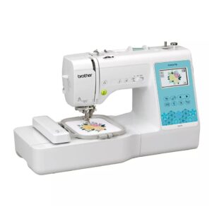 Brother M370 sewing machine side view embroidery