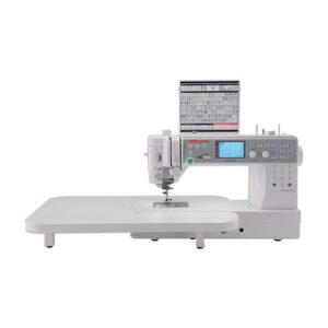 - Usha Janome 6700P computerized sewing machine front view