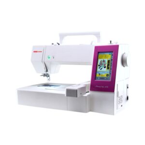 Usha Janome 450E embroidery machine with large design area