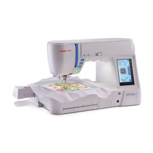 Usha Janome Skyline S9 sewing and embroidery machine front view