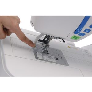 Usha Janome Skyline S9 sewing and embroidery machine auto threader