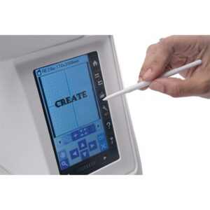 Usha Janome Skyline S9 sewing and embroidery machine LCD display