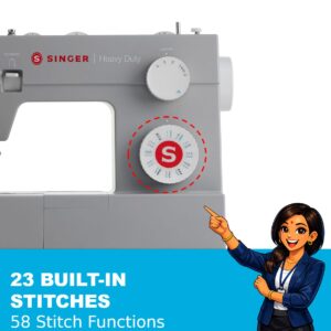 Singer 4423 sewing machine pattern selector