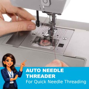 Singer 4423 sewing machine auto needle threader