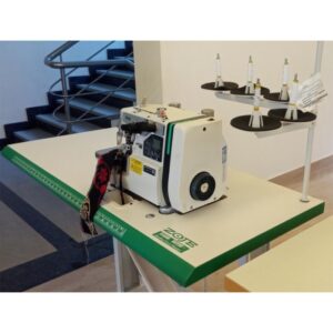 Zoje B9500-13, Zoje overlock machine, 4 thread overlock machine side view assembled