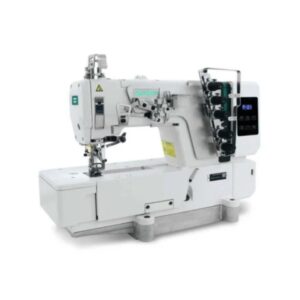 Zoje C5000 flatlock machine, 3 Needle 5 thread side view