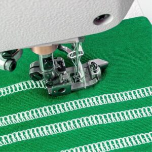 Zoje C5000 flatlock machine stitch output