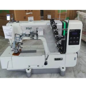 Zoje C5000 flatlock machine, 3 Needle 5 thread front view