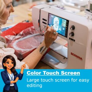 Bernina B700 Embroidery Machine Touch Screen